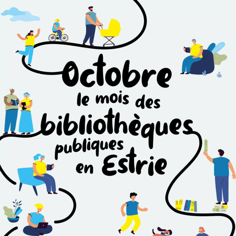Mois des bibliothèques publiques en Estrie