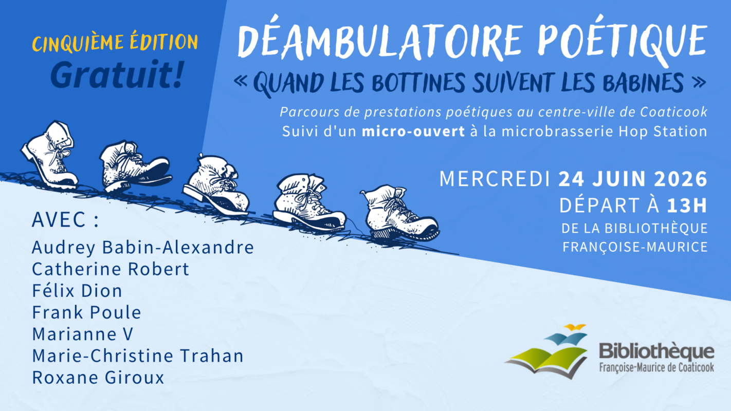 Affiche déambulatoire poétique